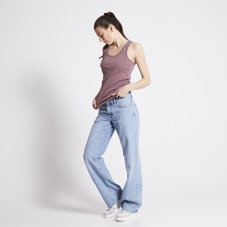 Ribbet tanktop "Johanna" Ribbet tanktop "Johanna"